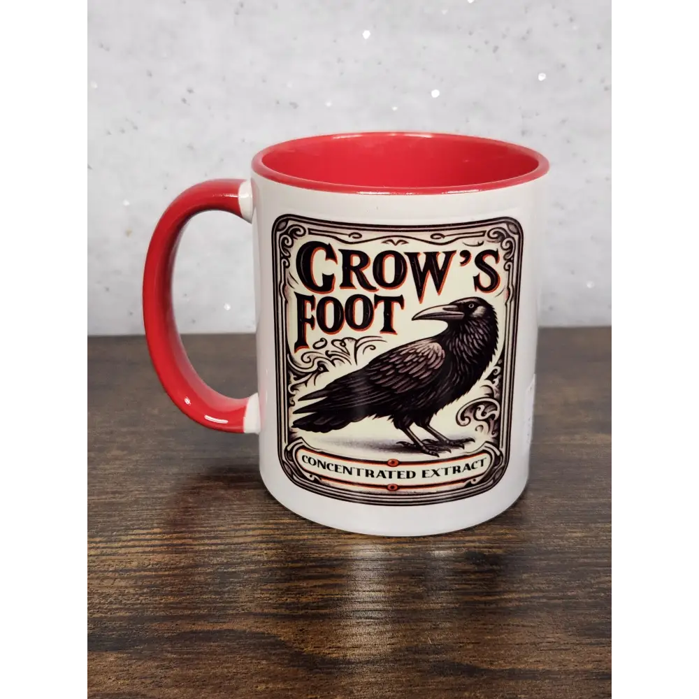 A playful ’Crows Foot Concentrated Extract’ Mug - Drinkware - mug