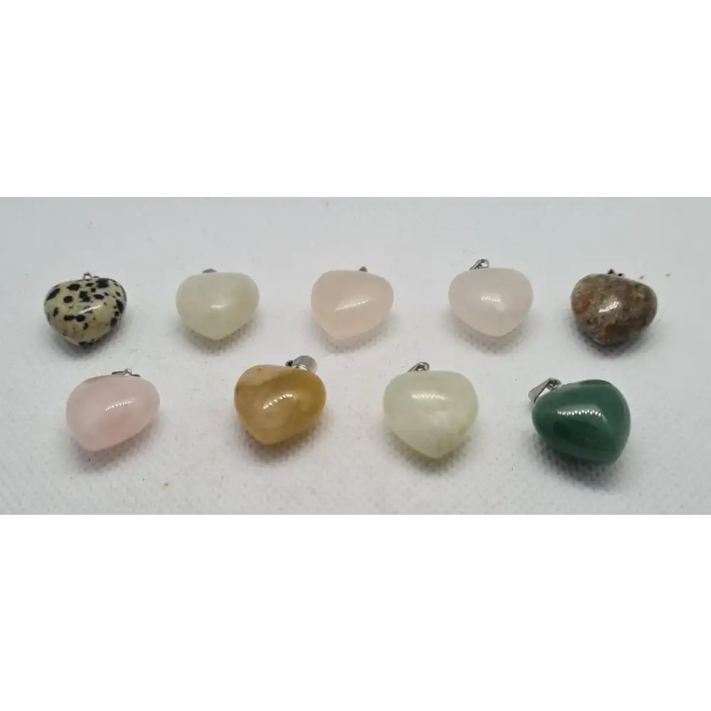 Miniature Crystal Heart Pendant