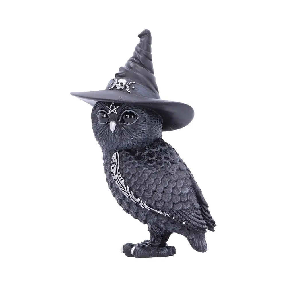Owlocen 13.5cm Owlocen Witches Hat Occult Owl Figurine - figurine