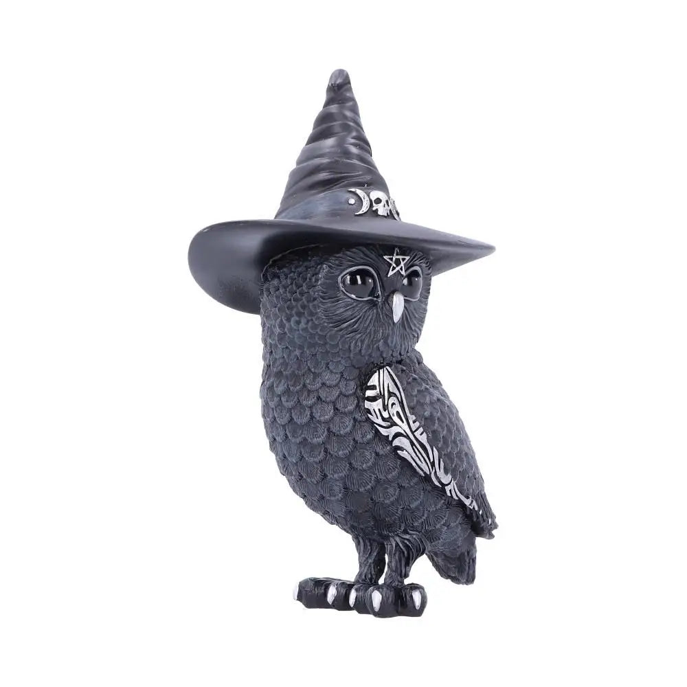 Owlocen 13.5cm Owlocen Witches Hat Occult Owl Figurine - figurine