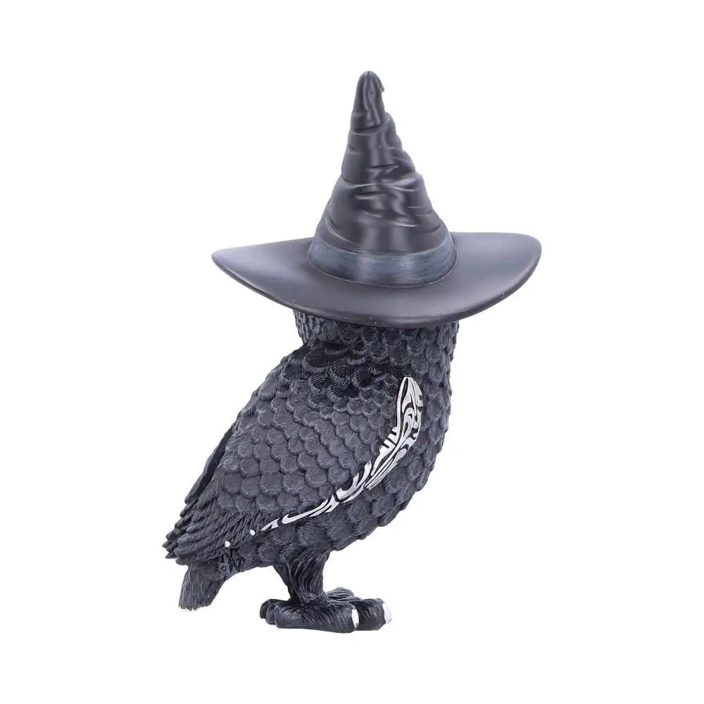 Owlocen 13.5cm Owlocen Witches Hat Occult Owl Figurine - figurine