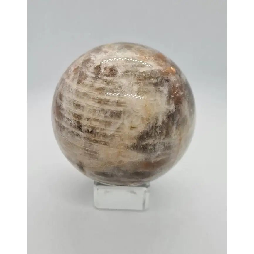 Rainbow Moonstone and Sunstone Sphere.