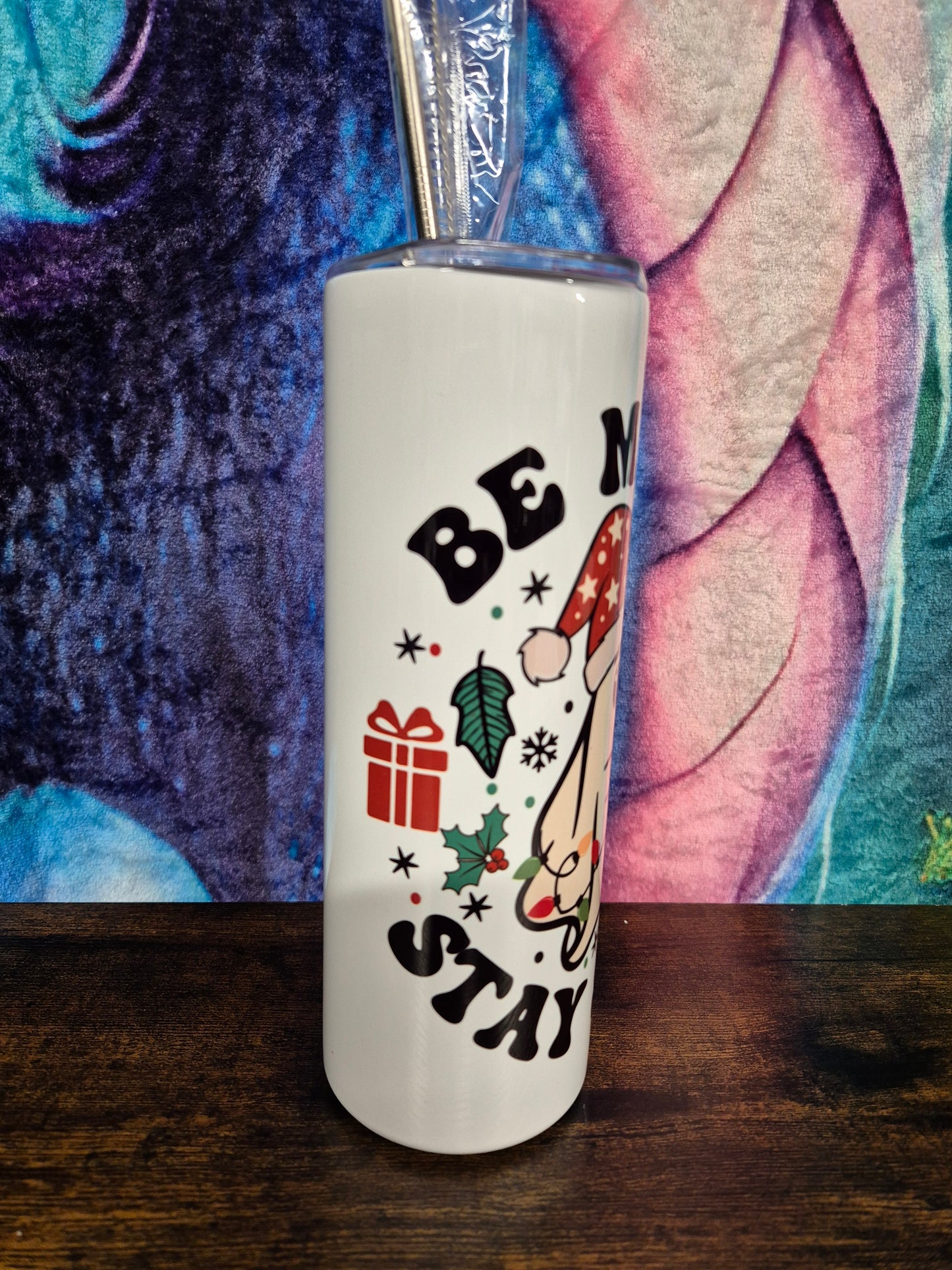 Be Merry Stay Scary Christmas Ghost 20oz tumbler - perfect gift for the festive season