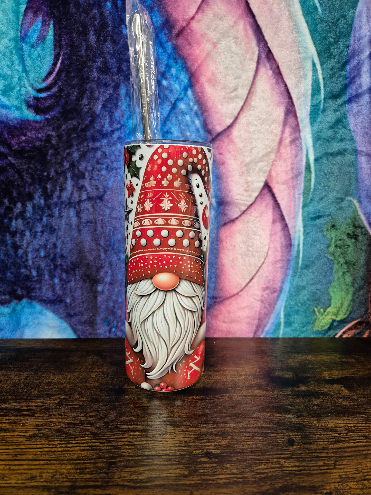 Christmas Gonk Tumbler, Christmas Gnome 20oz Tumbler - lovely gift idea for the festive season