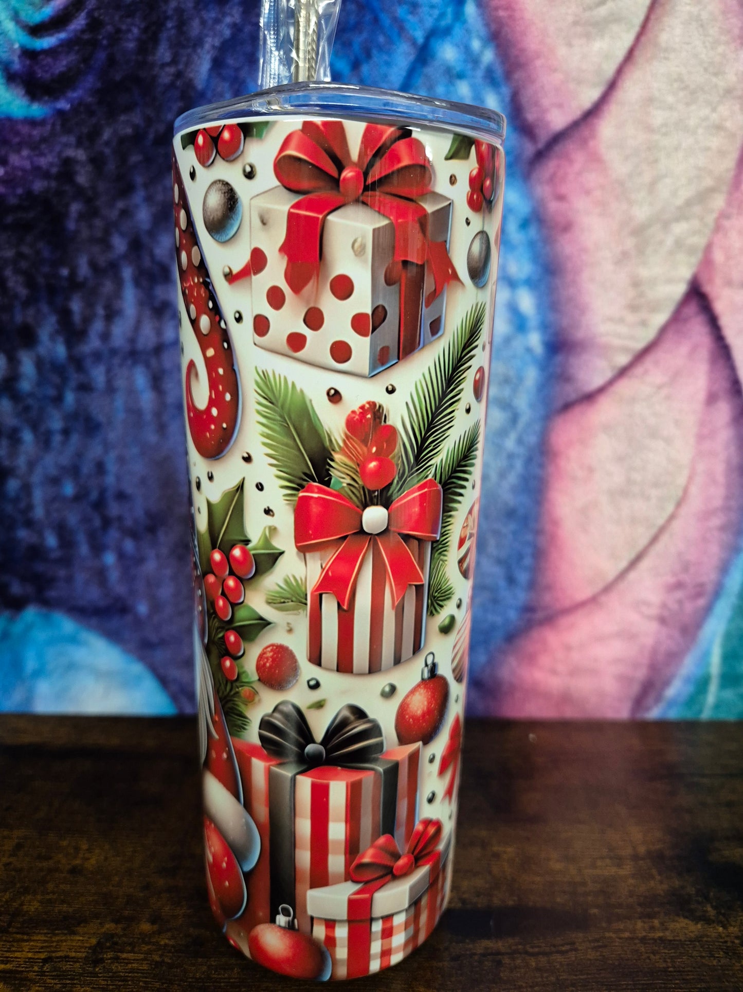 Christmas Gonk Tumbler, Christmas Gnome 20oz Tumbler - lovely gift idea for the festive season