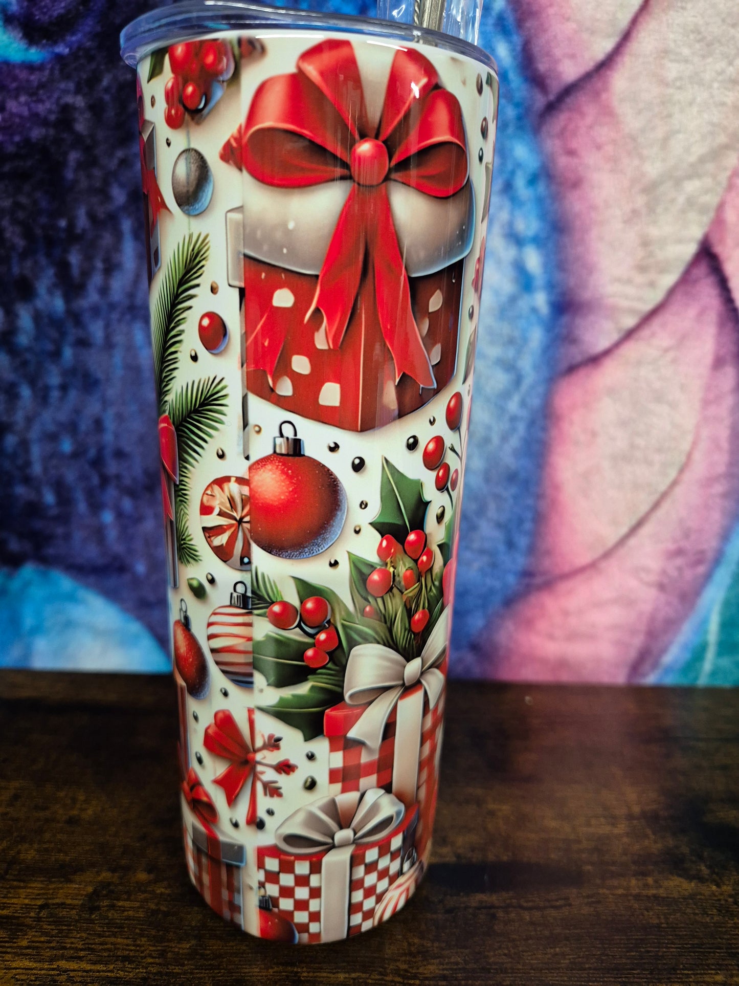 Christmas Gonk Tumbler, Christmas Gnome 20oz Tumbler - lovely gift idea for the festive season