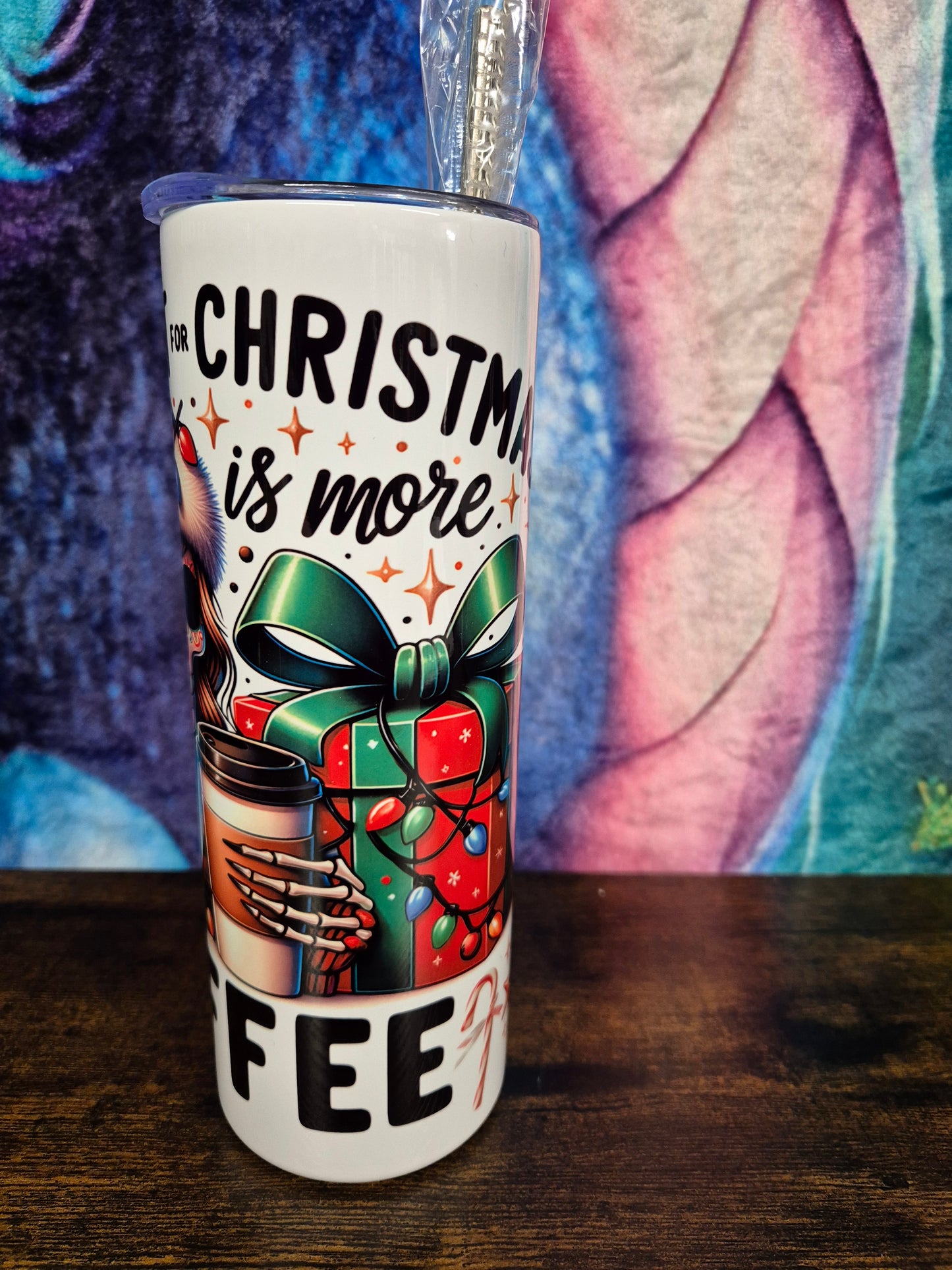 All I Want For Christmas is more Coffee 20oz Tumbler - great gift for the festive season