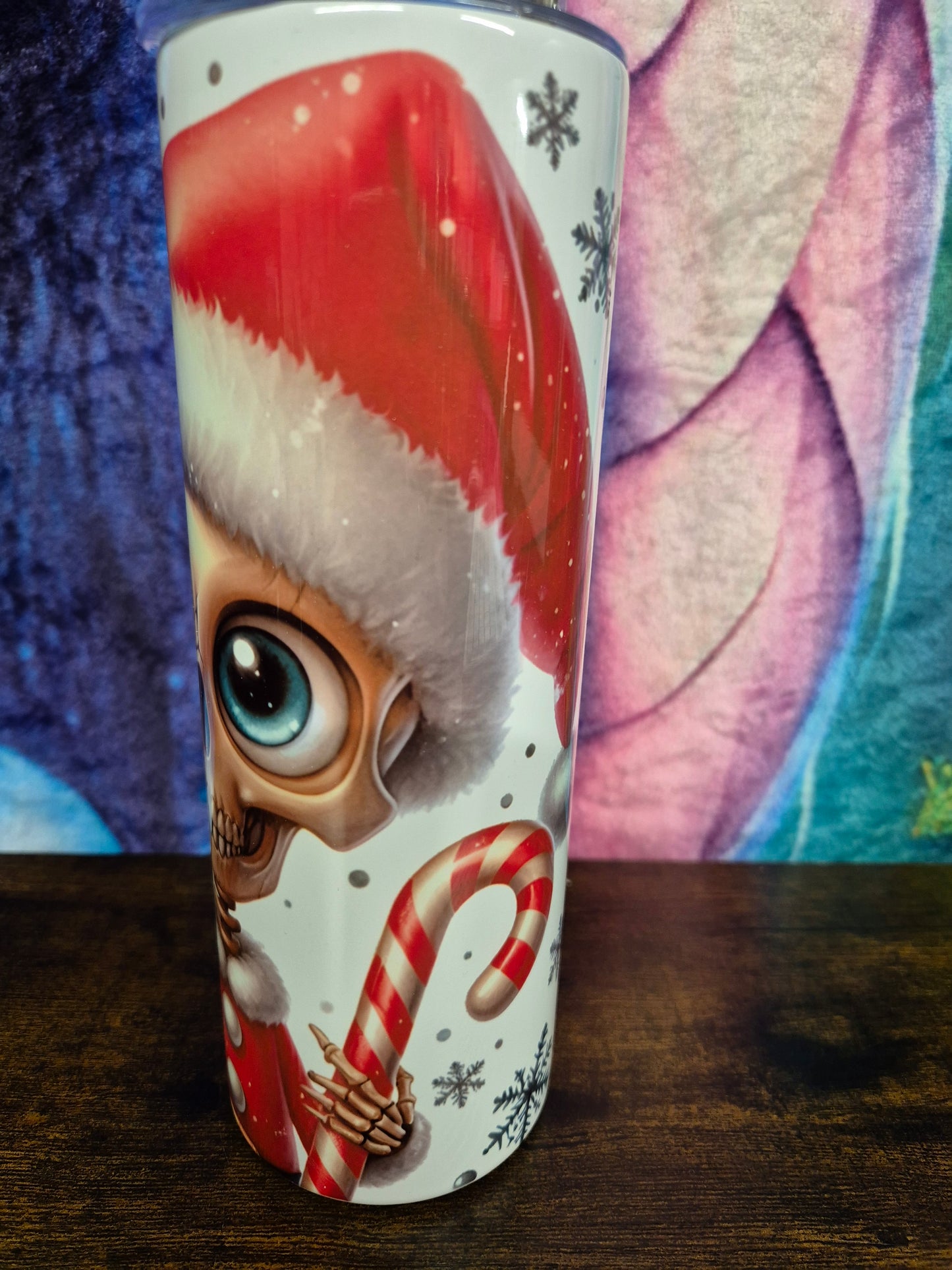 Merry Christmas Skeleton festive 20oz tumbler - perfect gift to yourself or someone else