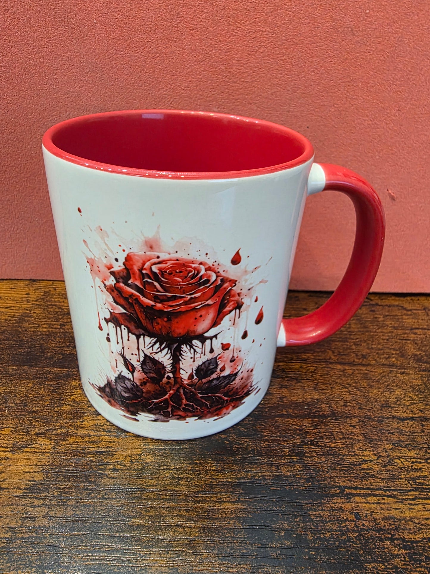 Blood Rose Coffee Mug - Mug, Drinkware