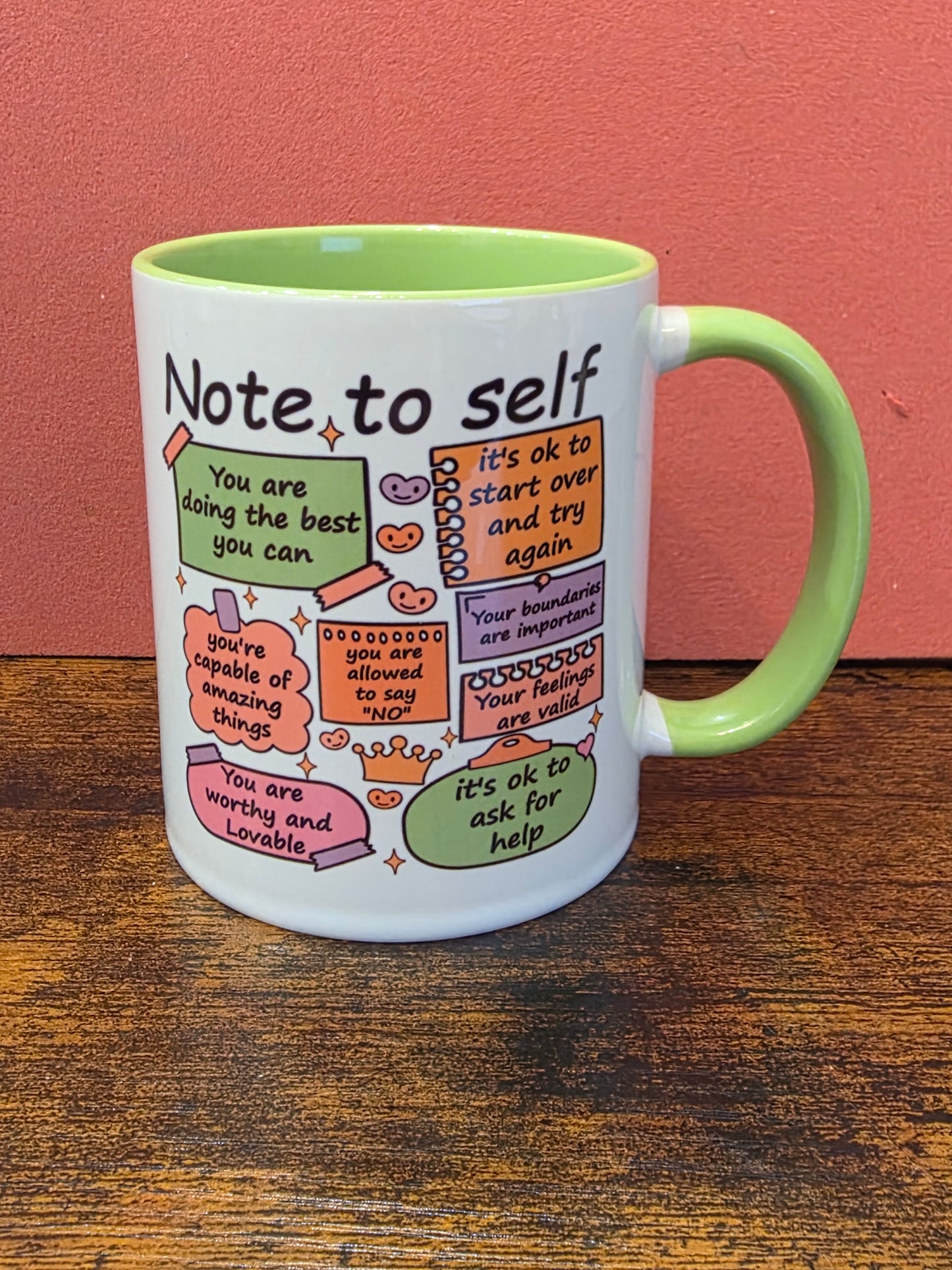 Note-to-self Coffee Mug - Mug, Drinkware