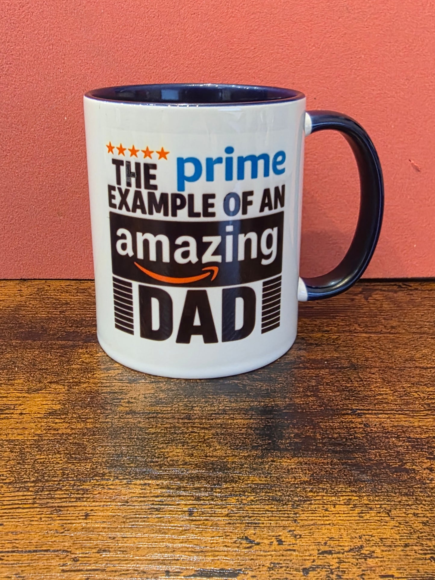 Prime Dad coffee mug with optional coaster