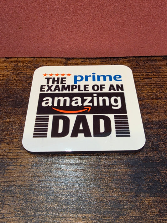 Prime Dad coffee mug with optional coaster