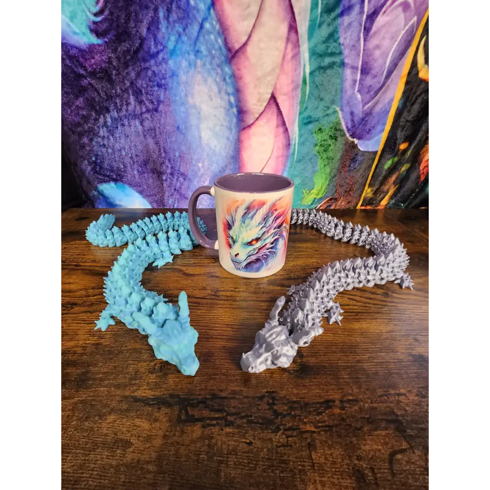 3D printed Articulated Bone Dragon - 55cm long - Various Colours - 3D Printed