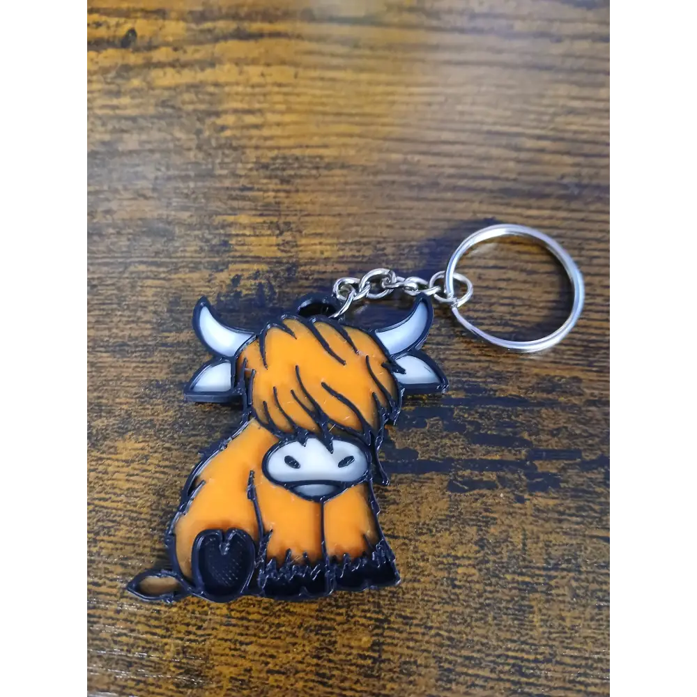 3D printed Cute Animal Keychain/Keyring - Various Designs - 3D Printed
