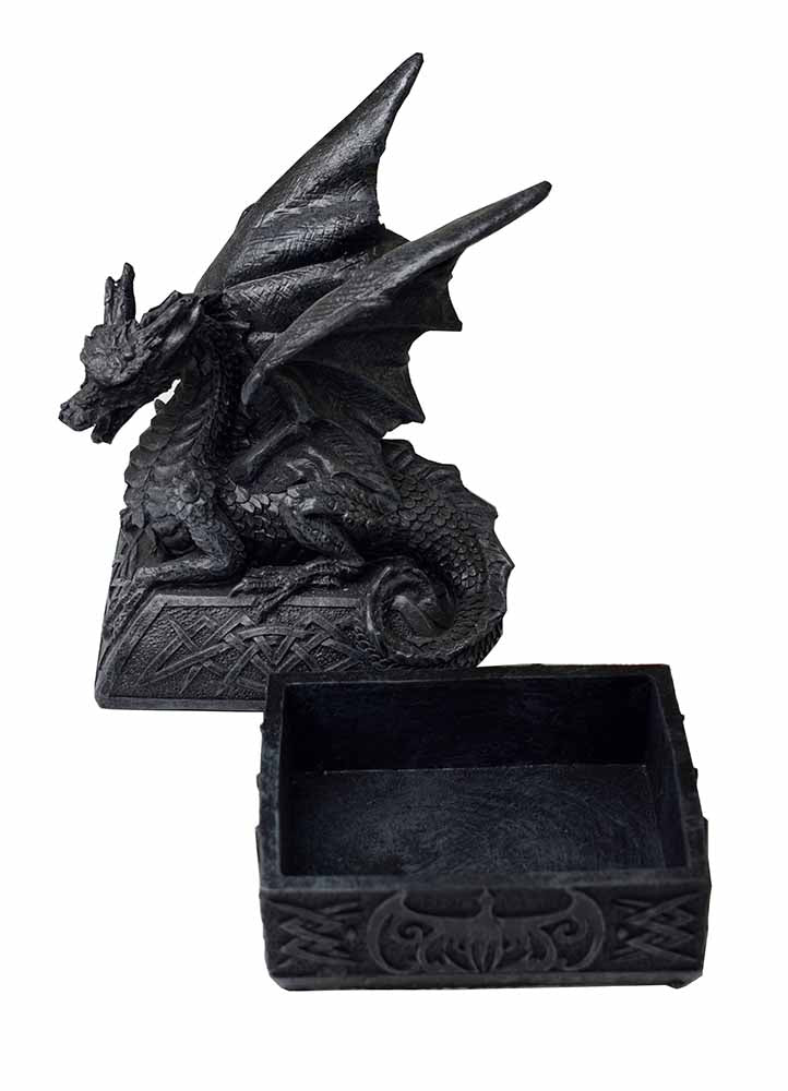 Dragon On Plinth Jewellery Box