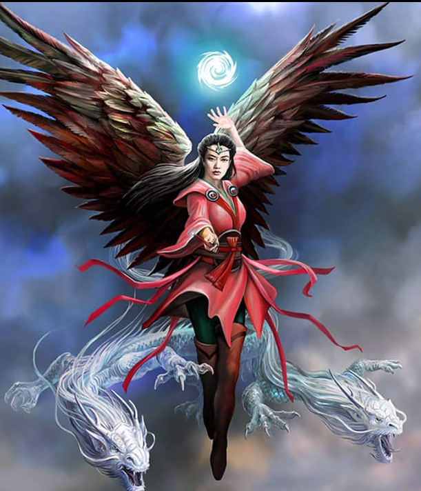 Anne Stokes 8"x10" Plaque - Elemental Series (Earth/Air/Fire/Water)