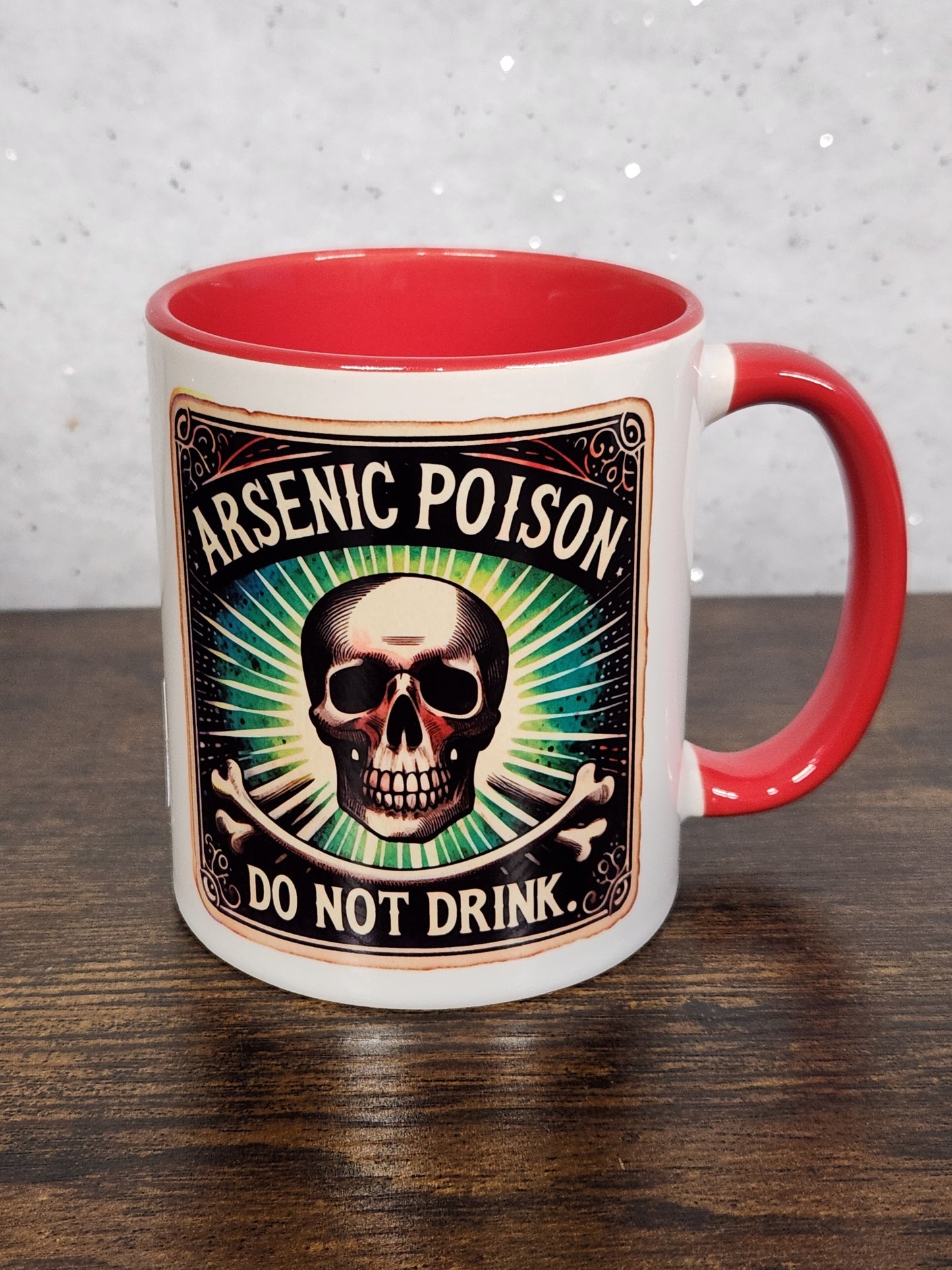 A comical "Arsenic Poison - Do not drink" Mug - Drinkware