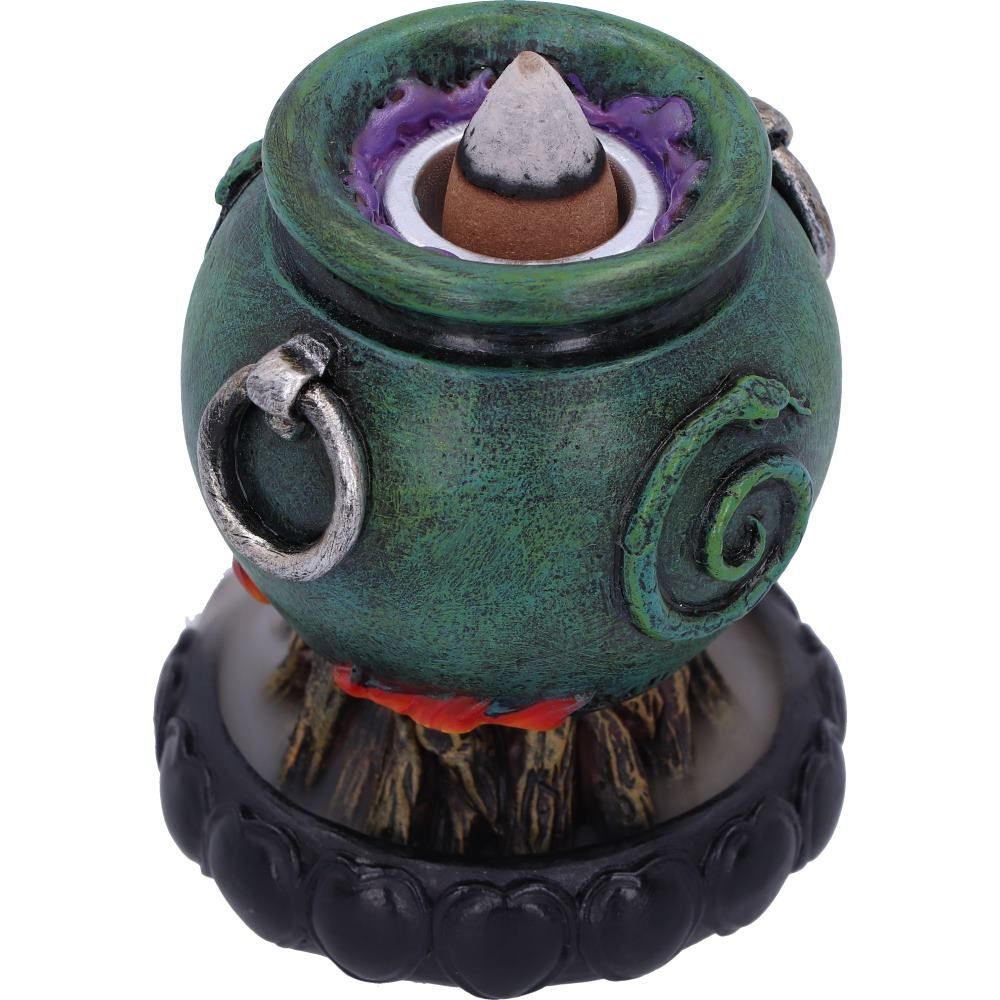 Emerald Cauldron Backflow Incense Burner 7.3cm Mini Cauldron Back Flow Burner 7.3CM