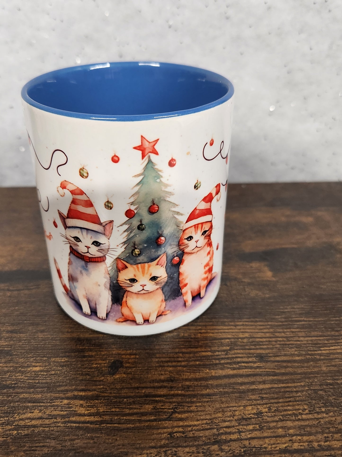 Meowy Christmas Cat Mug