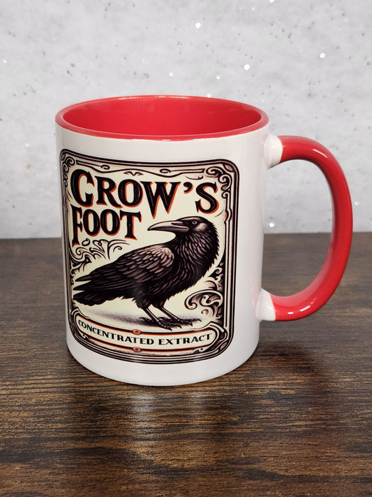 A playful "Crows Foot Concentrated Extract" Mug - Drinkware