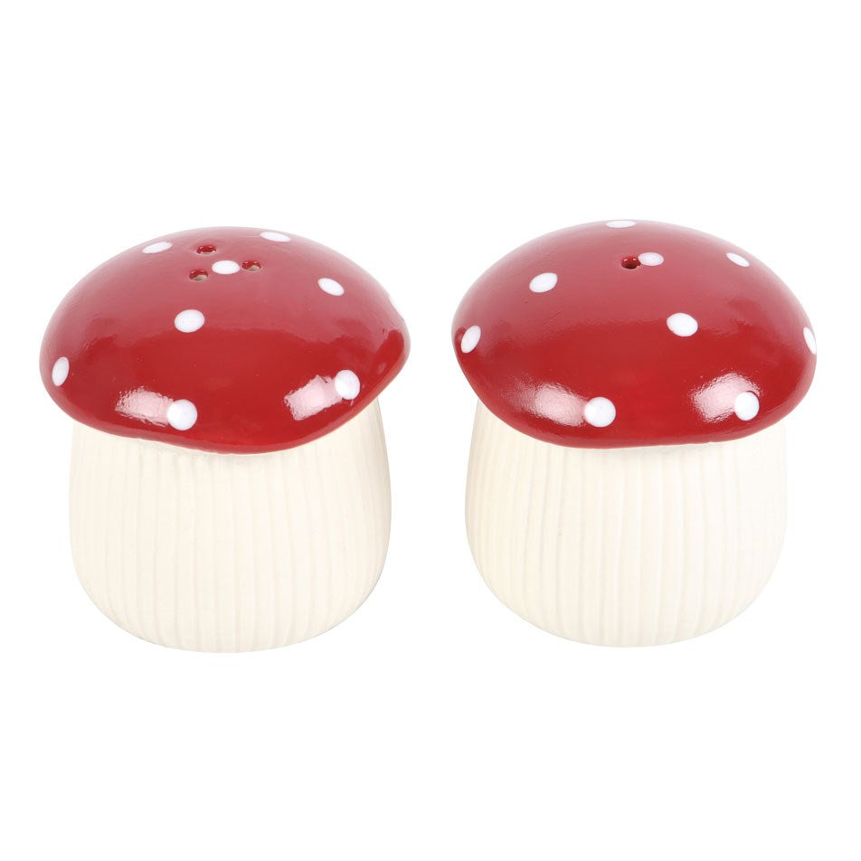 Mushroom Salt and Pepper Shakers - Cruet Set