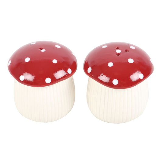 Mushroom Salt and Pepper Shakers - Cruet Set