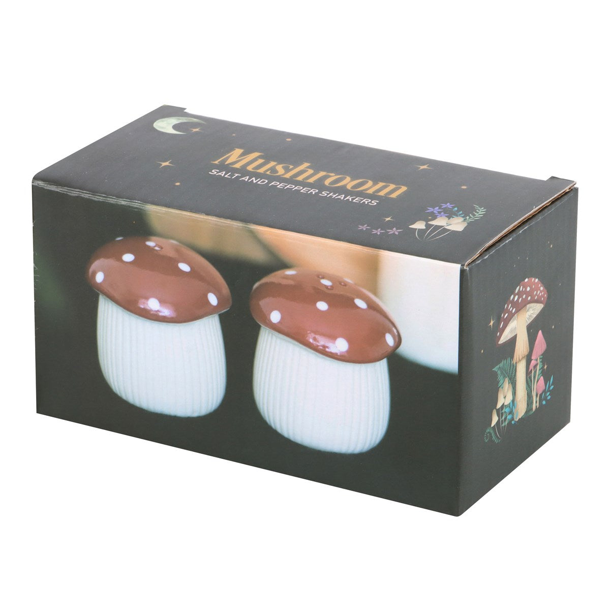 Mushroom Salt and Pepper Shakers - Cruet Set