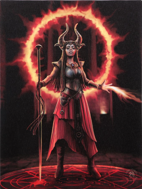 Anne Stokes 8"x10" Plaque - Elemental Series (Earth/Air/Fire/Water)