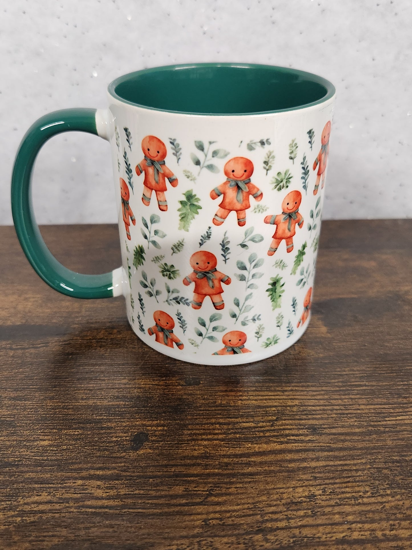 Festive Gingerbread Man Mug