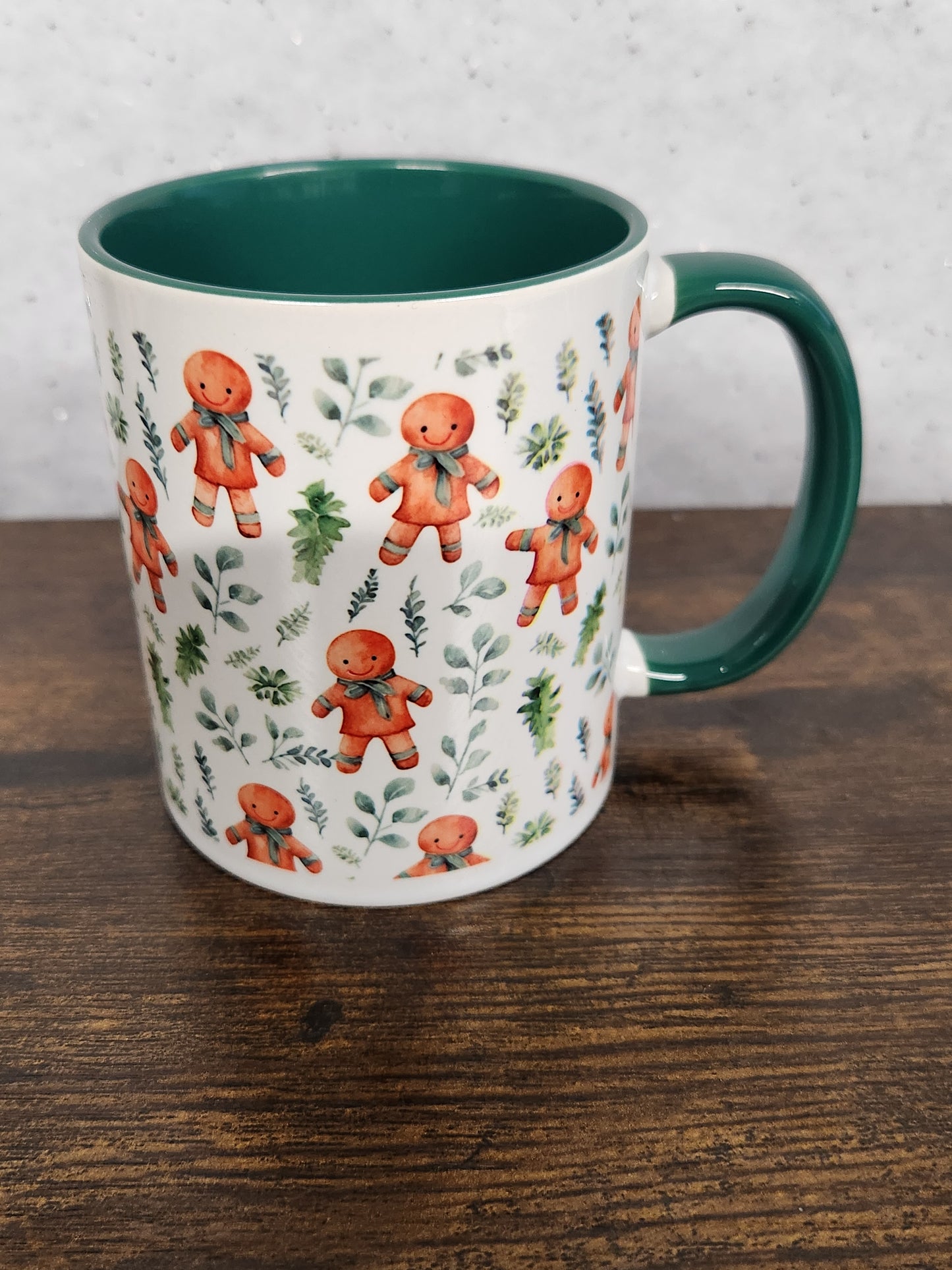 Festive Gingerbread Man Mug