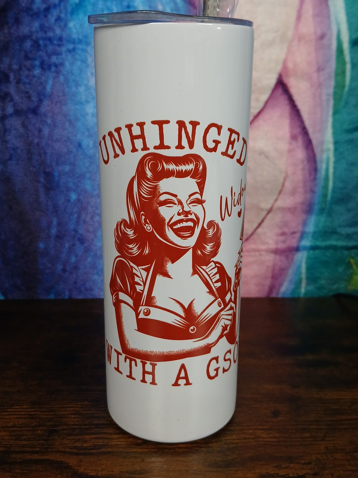 A set of 3 Retro Housewife Sarcastic Tumblers - Drinkware - Bought as a set or individually