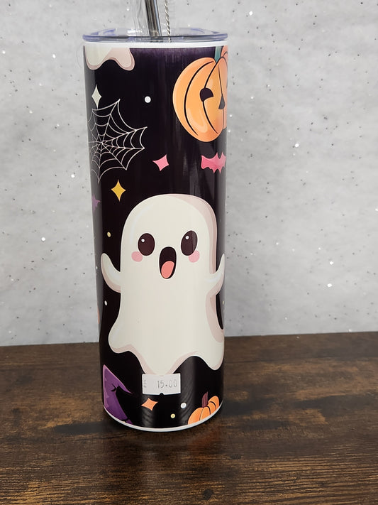 Festive Halloween 20oz Tumbler - Perfect for Halloween Parties - Water Bottles, Bottle