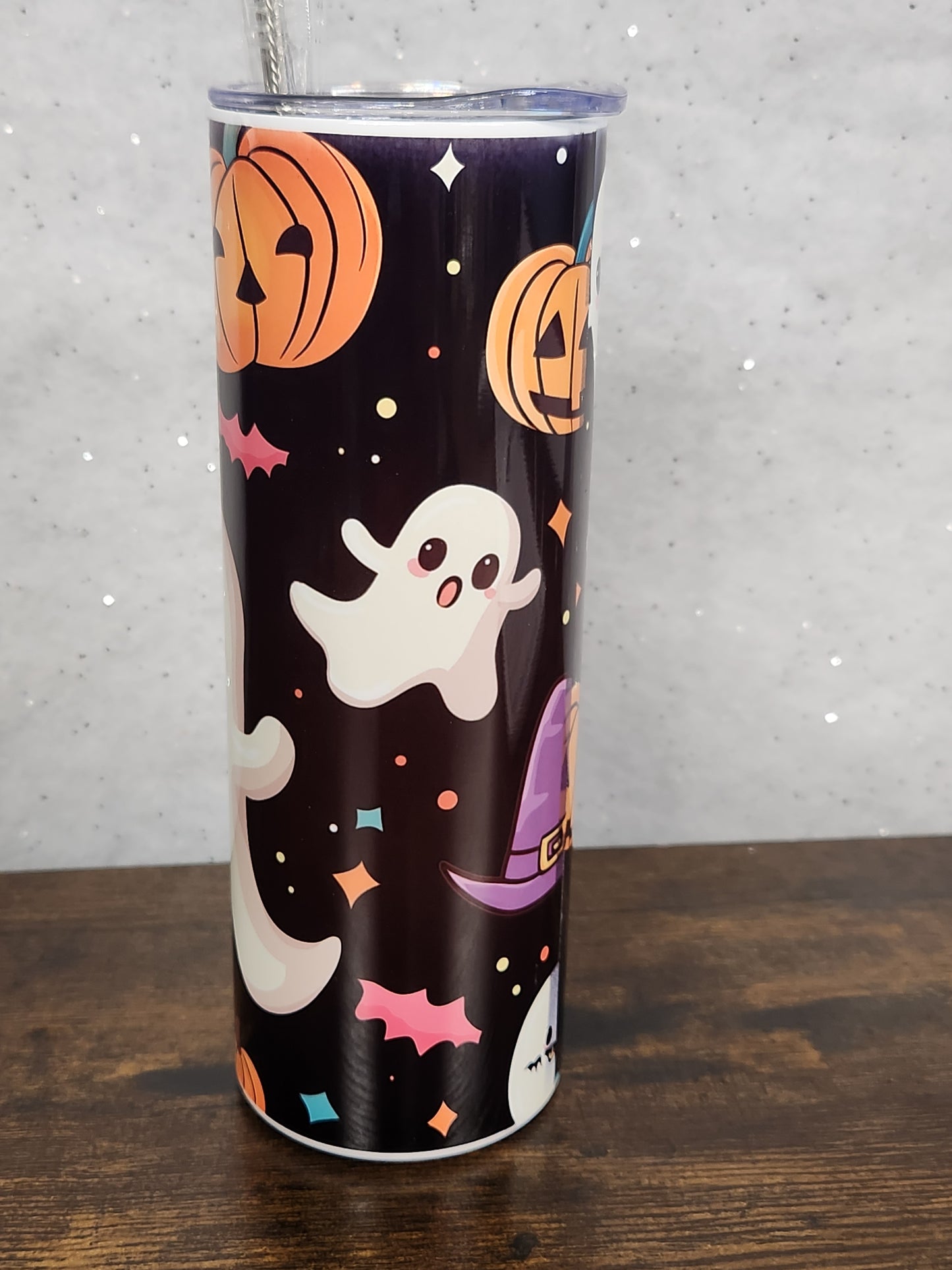 Festive Halloween 20oz Tumbler - Perfect for Halloween Parties - Water Bottles, Bottle