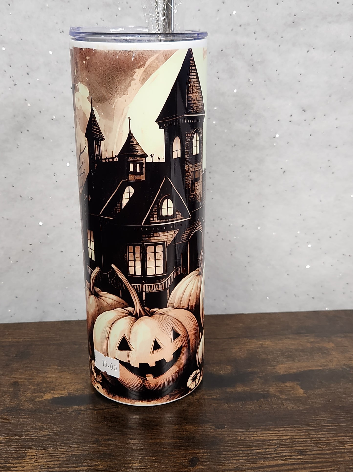 A Scary Halloween House Scene - 20oz Tumbler - Drinkware