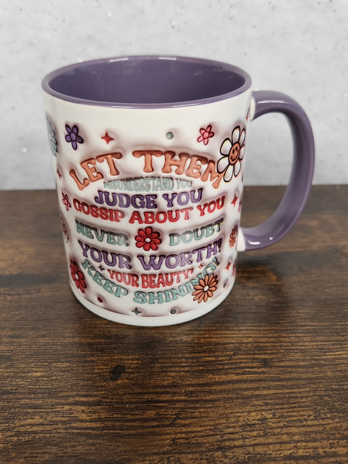 Let Them inspirational mug