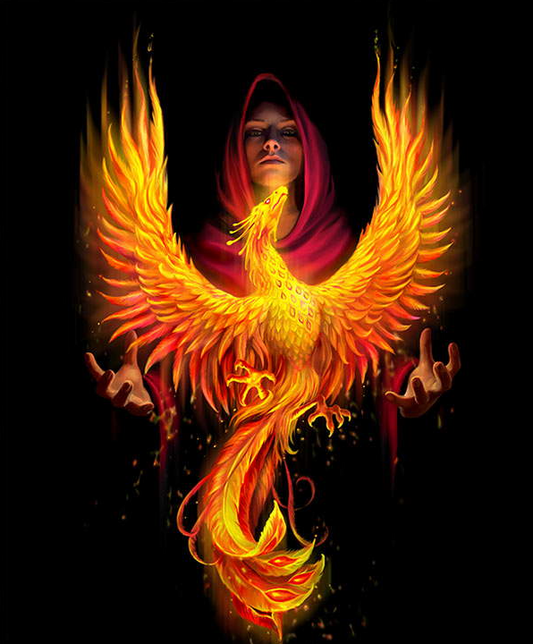 Anne Stokes 10"x8" Wall Plaque - Phoenix Rising