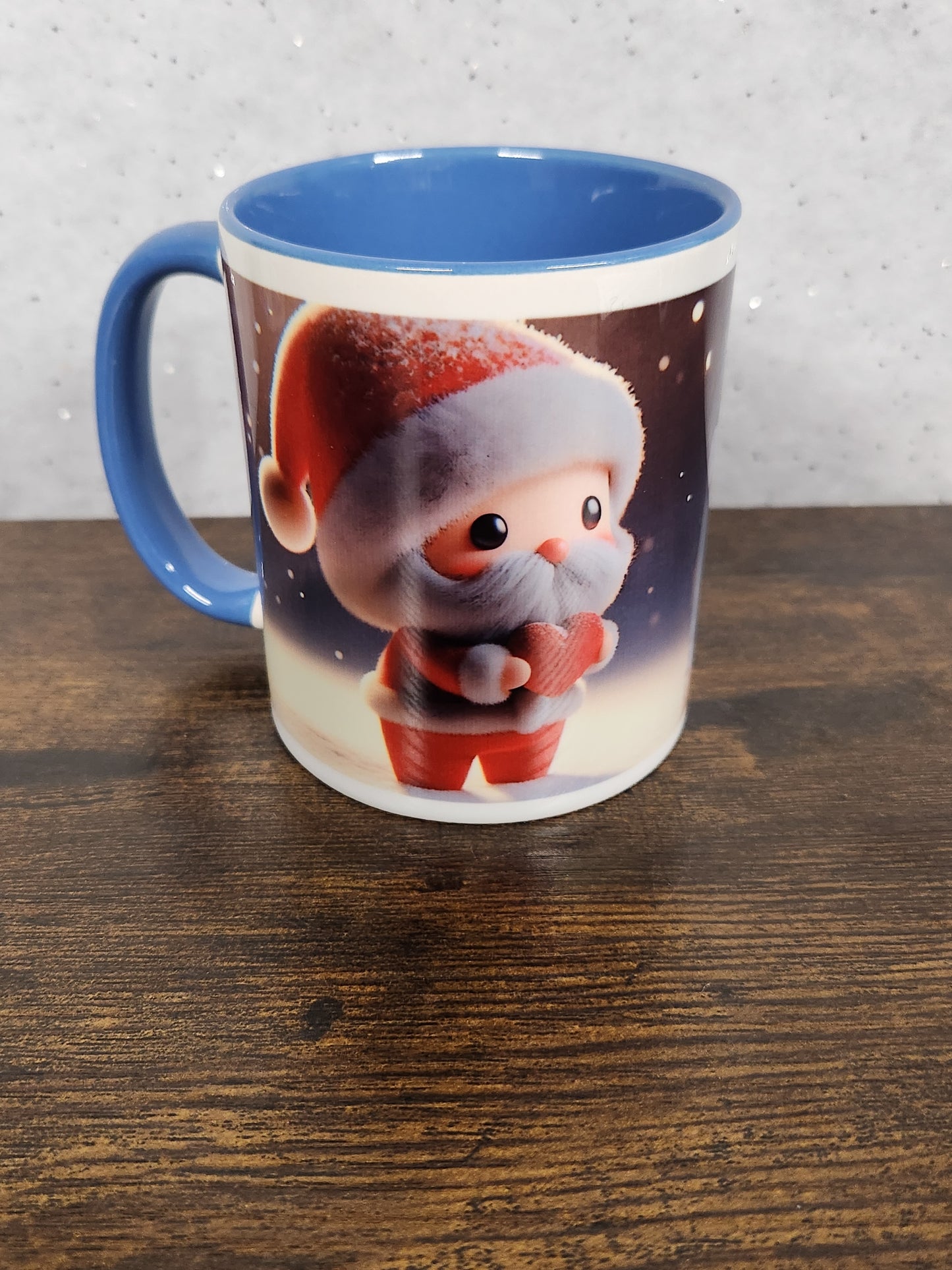 Festive Christmas Santa/Snowman Mug