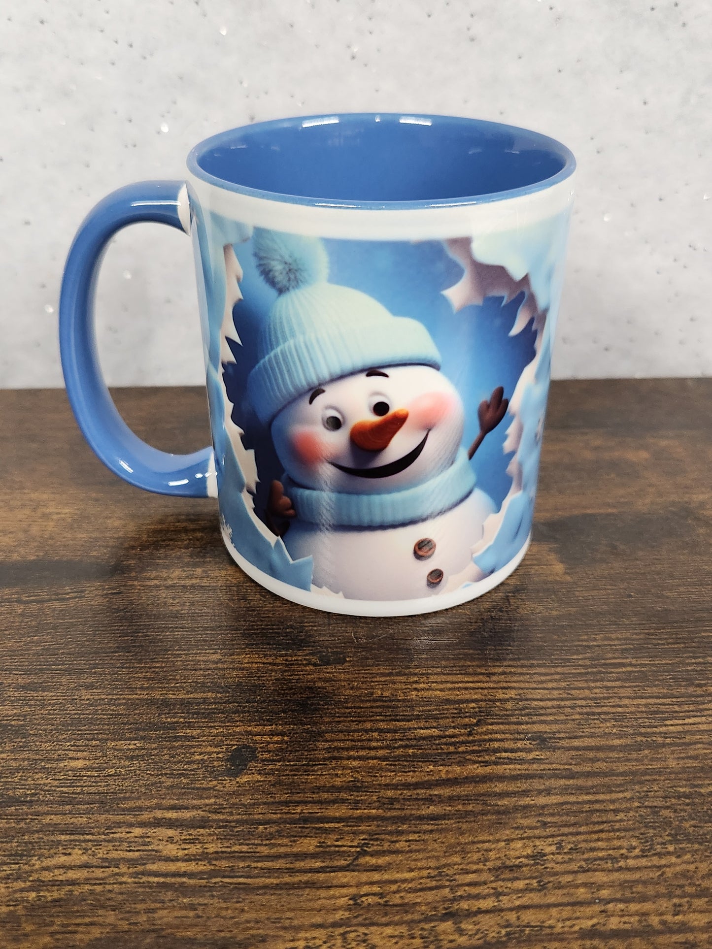 Festive Christmas Santa/Snowman Mug