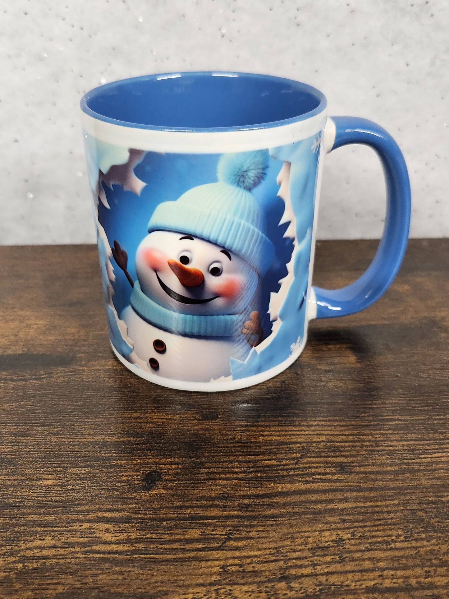 Festive Christmas Santa/Snowman Mug