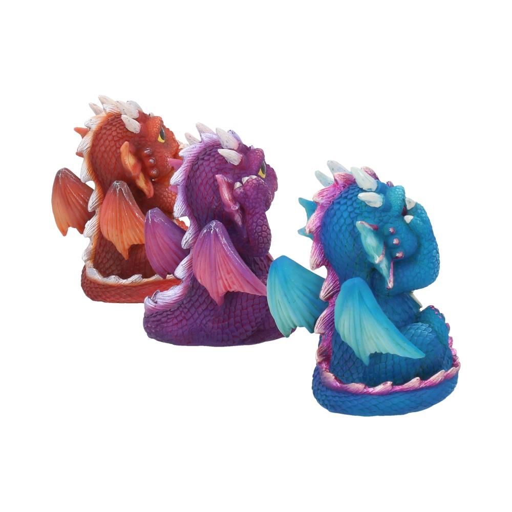 Three Wise Dragonlings 8.5cm Nemesis Now Three Wise Dragonlings Figurines Dragon Ornaments