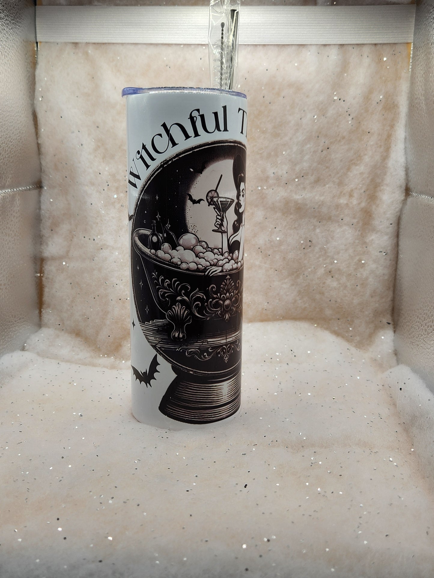 A Beautiful Witchful Thinking Tumbler - Perfect for Your Drinks - Bottle, Drinkware