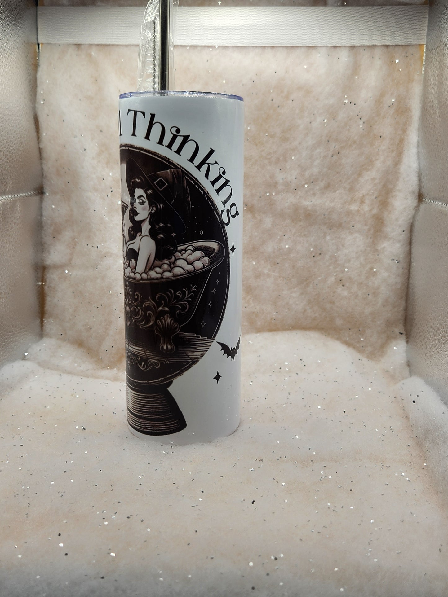 A Beautiful Witchful Thinking Tumbler - Perfect for Your Drinks - Bottle, Drinkware