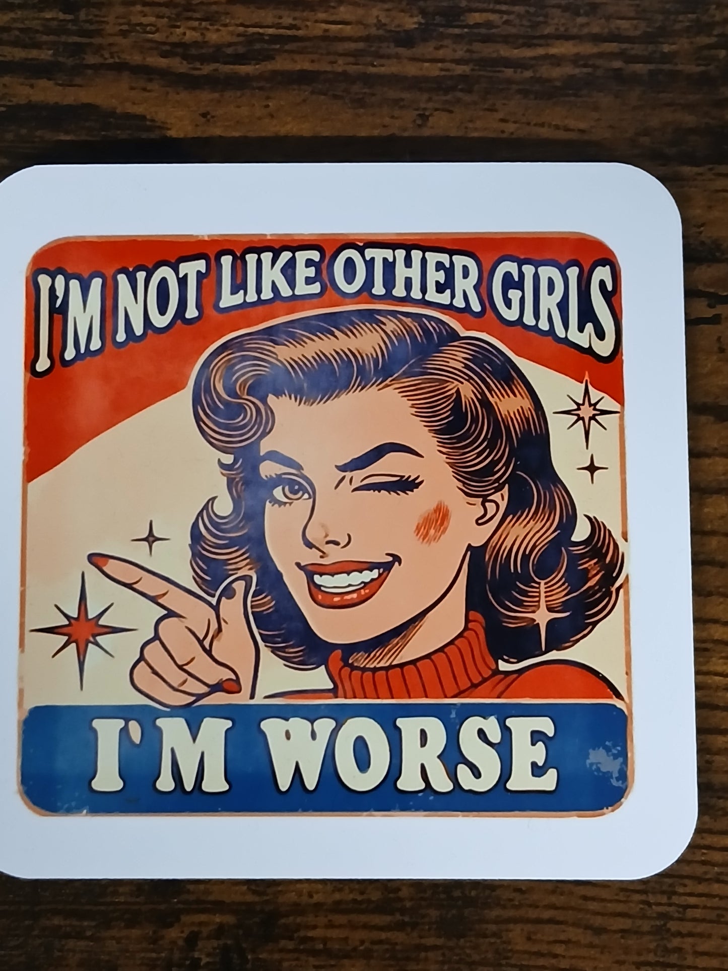 "I'm worse" collection including Tumbler, Coaster and Mug - Sold as a set or Individual