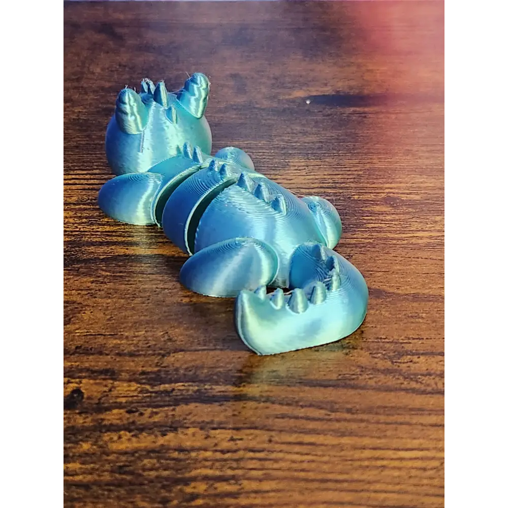 A cute little 3D Printed articulated Cat-Dragon - 11cm long - 3D Printed