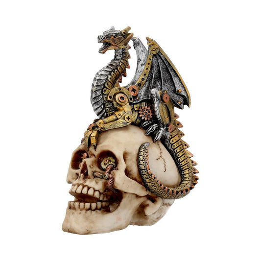 Dragon's Grasp 18.5cm Dragon's Grasp Steampunk Skull and Dragon 18.5cm