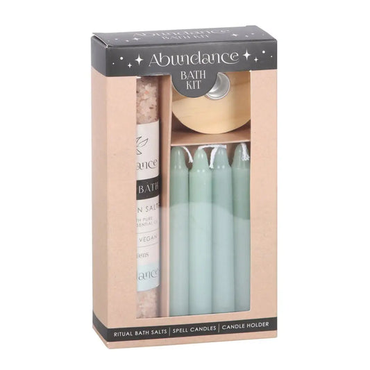 ABUNDANCE HERBAL RITUAL BATH KIT - Candle