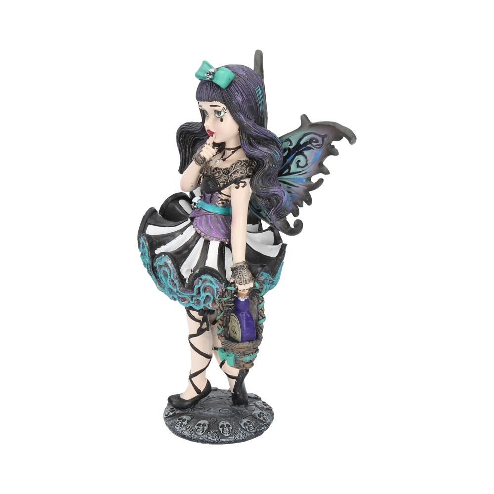 Adeline 16.5cm Little Shadows Adeline Figurine Gothic Fairy Ornament by NEMESIS NOW