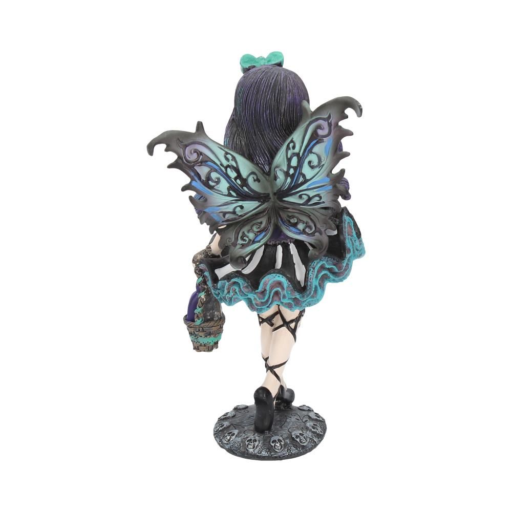 Adeline 16.5cm Little Shadows Adeline Figurine Gothic Fairy Ornament by NEMESIS NOW