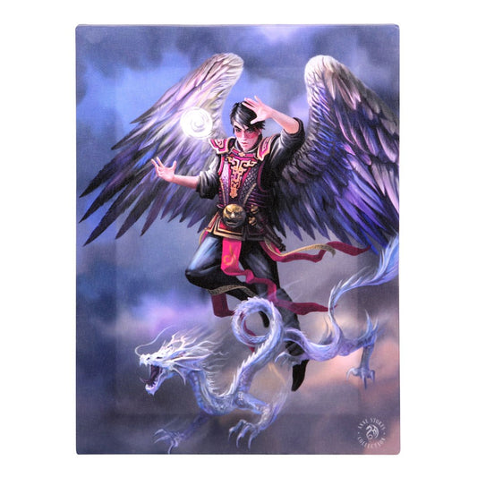 19cm x 25 cm Anne Stokes Air Element Wizard Canvas