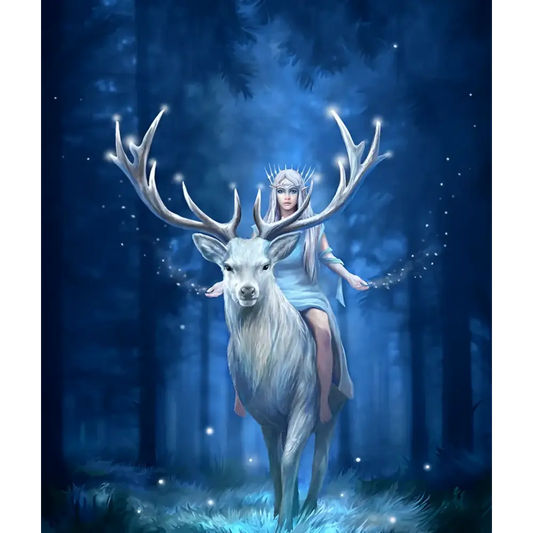 Anne Stokes 10’’x8’’ Wall Plaque - Fantasy Forest - canvas plaque